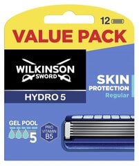 Skūšanās galviņas Wilkinson Sword Men Hydro5, 12 gab. цена и информация | Косметика и средства для бритья | 220.lv