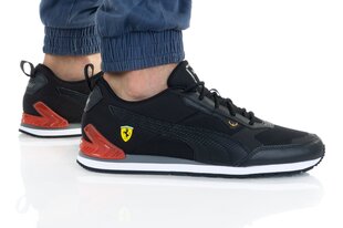 Sporta apavi vīriešiem Puma Ferrari Track Racer 30685801, melni цена и информация | Кроссовки для мужчин | 220.lv