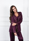Trīsdaļīga pidžama ar biksēm, violeta цена и информация | Naktskrekli, pidžamas | 220.lv