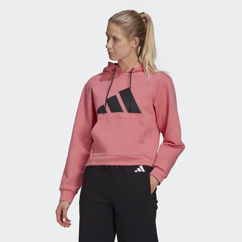 Džemperis sievietēm Adidas WMNS Relaxed Fit Logo W GL9501, rozā цена и информация | Jakas sievietēm | 220.lv