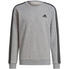 Džemperis vīriešiem Adidas Essentials Sweatshirt, pelēks cena un informācija | Vīriešu jakas | 220.lv