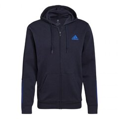 Džemperis vīriešiem Adidas Essentials Double M H12249, zils цена и информация | Мужские толстовки | 220.lv