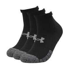 Носки для мужчин Under Armor Heatger Locut Socks 1346753-001, черные цена и информация | Мужские носки | 220.lv