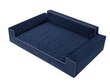 Hobbydog guļvieta Glamour New Navy Blue Fancy, L, 78x53 cm cena un informācija | Suņu gultas, spilveni, būdas | 220.lv