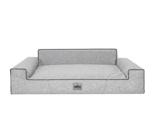 Hobbydog guļvieta Glamour New Light Grey Inari, L, 78x53 cm cena un informācija | Suņu gultas, spilveni, būdas | 220.lv