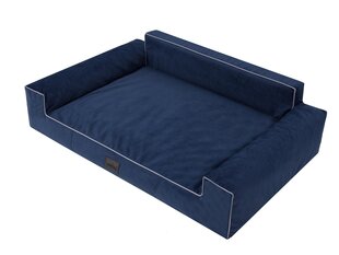 Hobbydog guļvieta Glamour New Navy Blue Fancy, XL, 98x66 cm цена и информация | Лежаки, домики | 220.lv