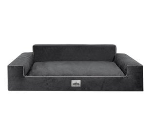 Hobbydog guļvieta Glamour New Black Fancy, XL, 98x66 cm cena un informācija | Suņu gultas, spilveni, būdas | 220.lv
