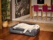 Hobbydog guļvieta Glamour New Black Fancy, XL, 98x66 cm cena un informācija | Suņu gultas, spilveni, būdas | 220.lv