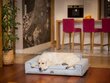 Hobbydog guļvieta Glamour New Light Grey Inari, XL, 98x66 cm cena un informācija | Suņu gultas, spilveni, būdas | 220.lv