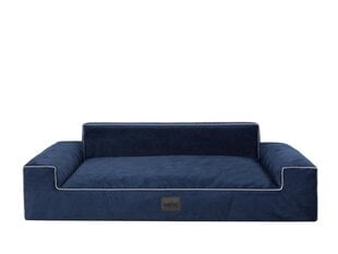 Hobbydog guļvieta Glamour New Navy Blue Fancy, XXL, 116x78 cm cena un informācija | Suņu gultas, spilveni, būdas | 220.lv