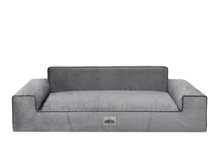 Hobbydog guļvieta Glamour New Grey Fancy, XXL, 116x78 cm cena un informācija | Suņu gultas, spilveni, būdas | 220.lv