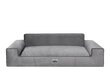 Hobbydog guļvieta Glamour New Grey Fancy, XXL, 116x78 cm cena un informācija | Suņu gultas, spilveni, būdas | 220.lv