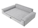 Hobbydog guļvieta Glamour New Light Grey Inari, XXL, 116x78 cm