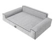 Hobbydog guļvieta Glamour New Light Grey Inari, XXL, 116x78 cm cena un informācija | Suņu gultas, spilveni, būdas | 220.lv