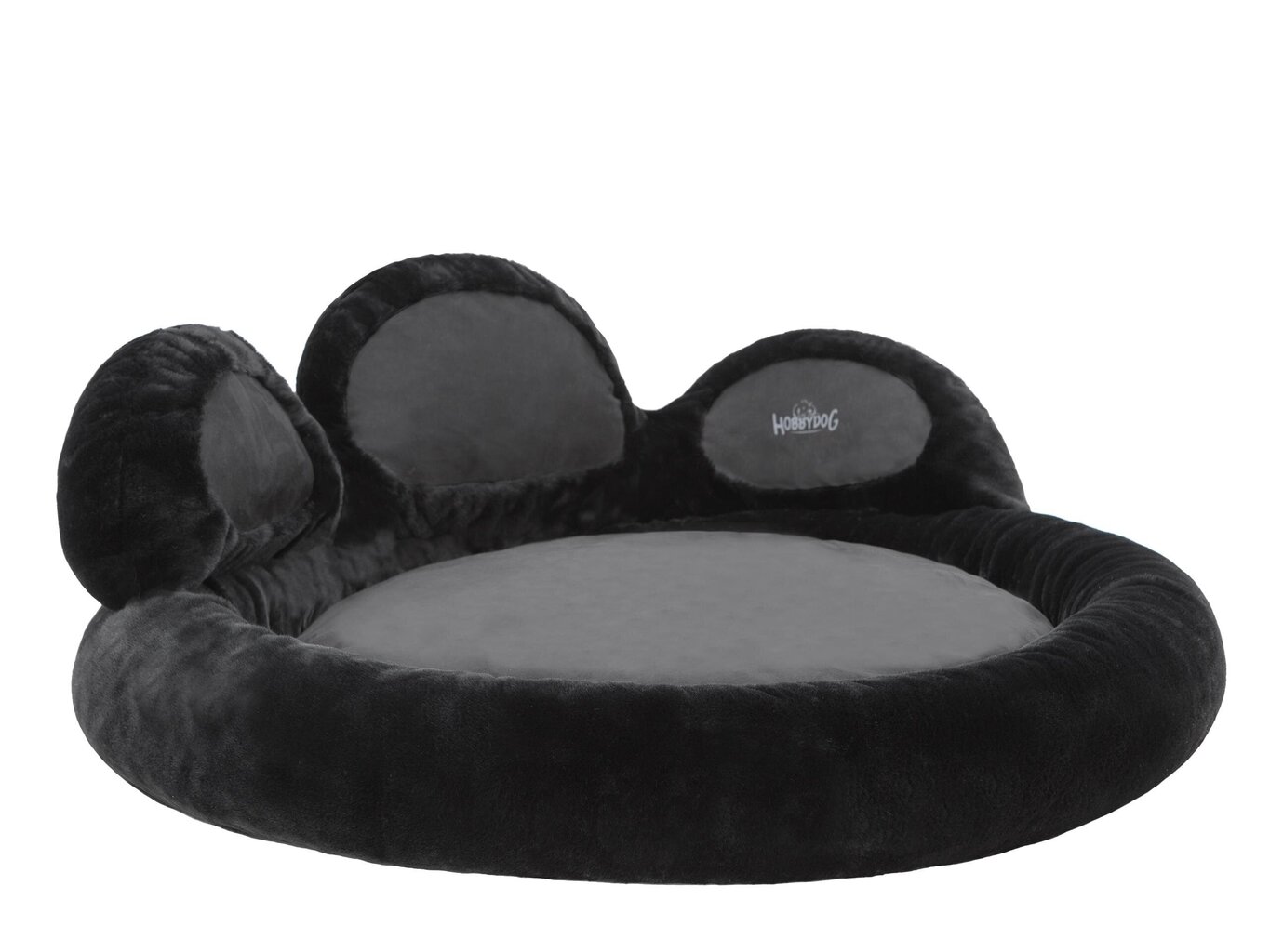 Hobbydog guļvieta Exclusive Paw Black, L, 75x75 cm cena un informācija | Suņu gultas, spilveni, būdas | 220.lv