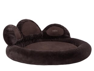 Hobbydog лежак Exclusive Paw Brown, XL, 85x85 см цена и информация | Лежаки, домики | 220.lv