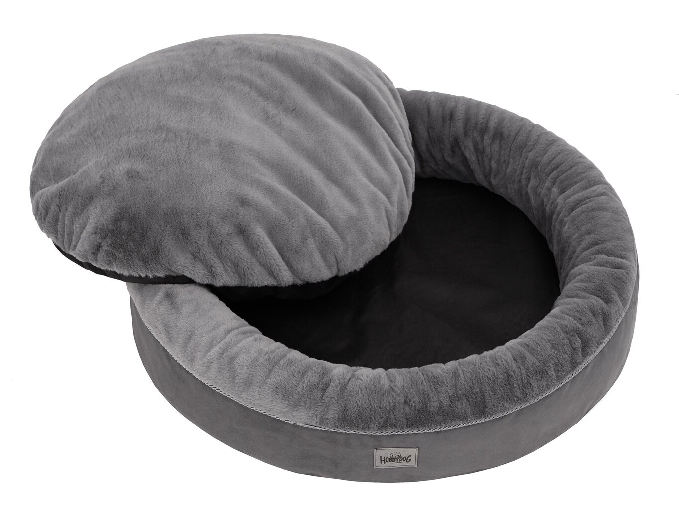 Hobbydog guļvieta Rabbit Grey, L, 63x63 cm cena un informācija | Suņu gultas, spilveni, būdas | 220.lv