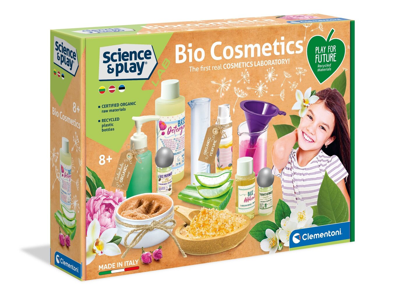 Komplekts-laboratorija Biocosmetic Clementoni Science&Play, 50370, LT, LV, EE цена и информация | Galda spēles | 220.lv