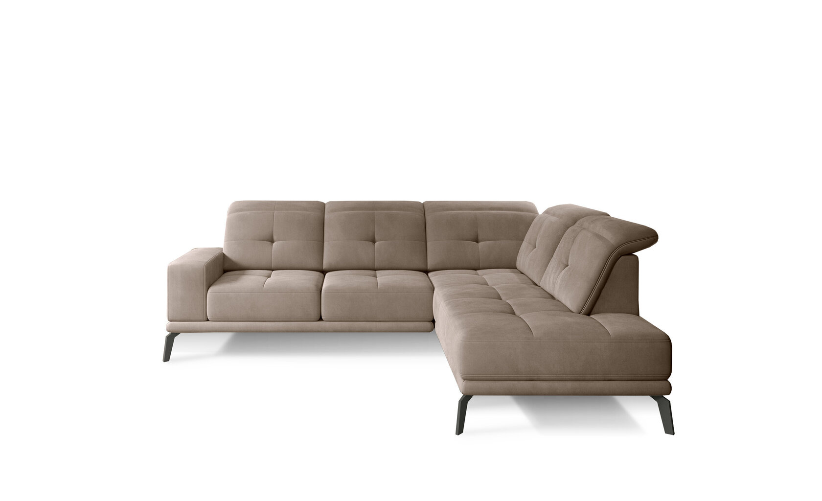Stūra dīvāns NORE Theodore, brūns цена и информация | Stūra dīvāni | 220.lv