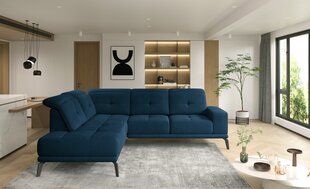 Stūra dīvāns NORE Theodore, zils cena un informācija | Stūra dīvāni | 220.lv