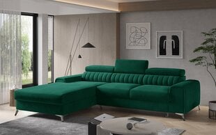 Stūra dīvāns NORE Grayson, zaļš cena un informācija | Stūra dīvāni | 220.lv