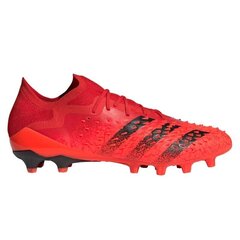 Futbola apavi Adidas Predator Freak.1 Low AG M GZ2809, sarkani цена и информация | Футбольные ботинки | 220.lv