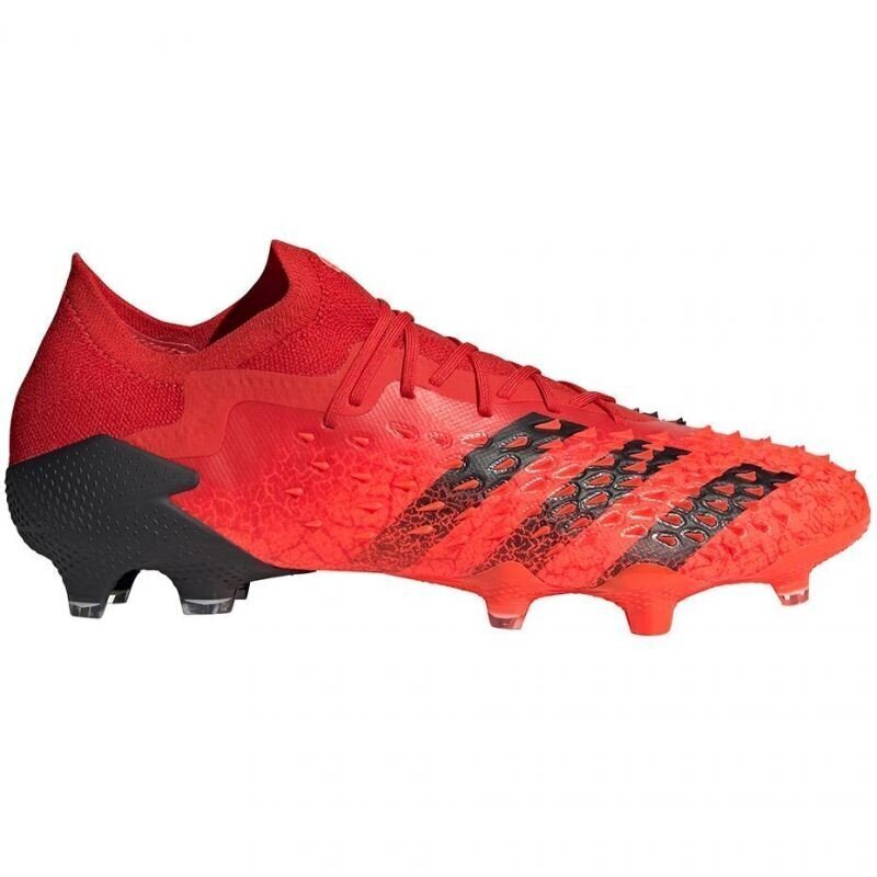 Vīriešu futbola apavi Adidas Predator Freak.1 LL FG M FY6266, sarkani cena un informācija | Futbola apavi | 220.lv