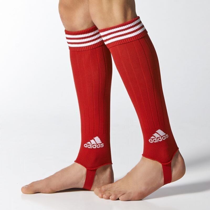 Futbola zeķes Adidas 3 Stripe Stirru, sarkanas cena un informācija | Futbola formas un citas preces | 220.lv