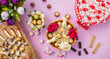 Kāzu burvība - saldumu pušķis “Garšīgie ziedi”, 480 g cena un informācija | Saldumi | 220.lv