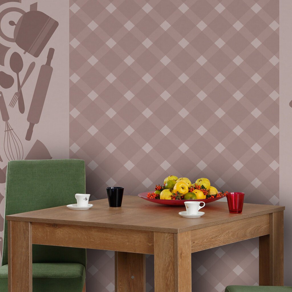 Ēdamistabas galds Kalune Design Single, brūns cena un informācija | Virtuves galdi, ēdamgaldi | 220.lv