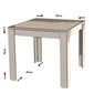 Ēdamistabas galds Kalune Design Single, brūns cena un informācija | Virtuves galdi, ēdamgaldi | 220.lv