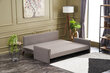 Dīvāns-gulta Kalune Design Bella, smilškrāsas cena un informācija | Dīvāni | 220.lv