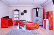 Bērnu gulta Kalune Design MNV1, sarkana cena un informācija | Bērnu gultas | 220.lv