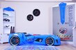 Bērnu gulta Kalune Design MNV3, zila cena un informācija | Bērnu gultas | 220.lv