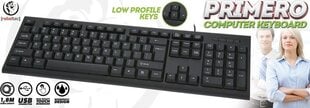 Vadu tastatura Rebeltec Primero cena un informācija | Klaviatūras | 220.lv