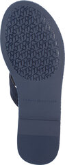 Sandales sievietēm Tommy Hilfiger Essential Hardware Flat Sandal, zilas cena un informācija | Sieviešu sandales | 220.lv