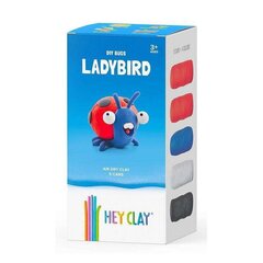 Plastilīna komplekts Hey Clay Ladybird, 5 gab. cena un informācija | Modelēšanas un zīmēšanas piederumi | 220.lv