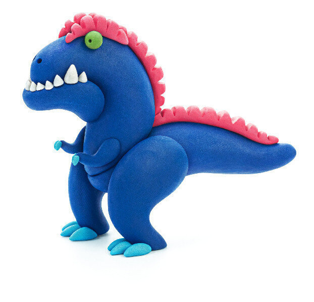 Plastilīna komplekts Hey Clay Mega Dinos, 18 gab. cena un informācija | Modelēšanas un zīmēšanas piederumi | 220.lv