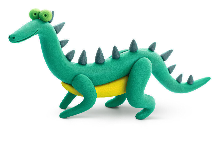 Plastilīna komplekts Hey Clay Mega Dinos, 18 gab. цена и информация | Modelēšanas un zīmēšanas piederumi | 220.lv