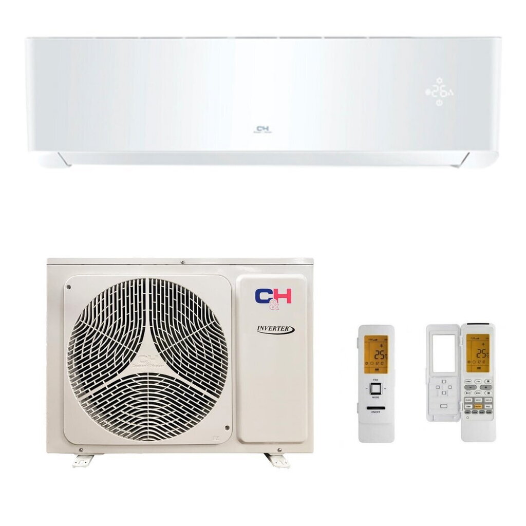 Gaisa kondicionieris/siltumsūknis gaiss-gaiss Cooper&Hunter SUPREME CONTINENTAL inverter CH-S24FTXAL-WP (-25°C) cena un informācija | Gaisa kondicionieri, siltumsūkņi, rekuperatori | 220.lv