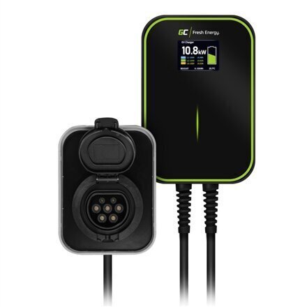 Green Cell uzlādes stacija PowerBox EV15RFID cena un informācija | Elektroauto uzlādes stacijas  | 220.lv