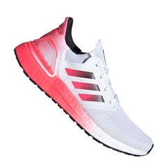 Sporta apavi vīriešiem, adidas UltraBoost 20 M EG5177 balti/sarkani cena un informācija | Sporta apavi vīriešiem | 220.lv