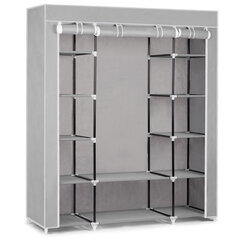 Текстильный шкаф для одежды Massido, серый цена и информация | Шкафы | 220.lv