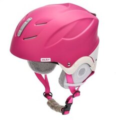 Лыжный шлем Meteor Lumi, розовый цена и информация | Лыжные шлемы | 220.lv