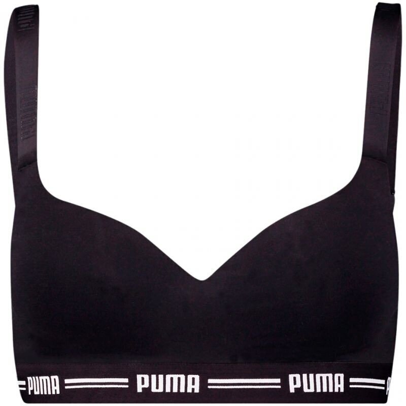 Sieviešu sporta krūšturis Puma Padded Top 1P Hang Sports Bra W 907863 04, melns cena un informācija | Sporta apģērbs sievietēm | 220.lv