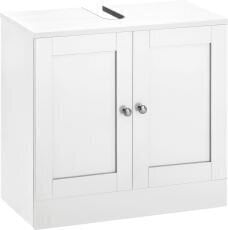 Нижний шкафчик для ванной комнаты Notio Living Kyle 35, белый цена и информация | Шкафчики для ванной | 220.lv