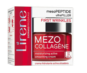 Nostiprinošs dienas krēms Lirene Mezo Collagene SPF10 40+ 50 ml cena un informācija | Sejas krēmi | 220.lv