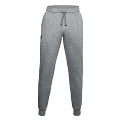 Vīriešu sporta bikses Under Armor Rival Fleece Joggers M 1357 128 012, pelēkas цена и информация | Мужская спортивная одежда | 220.lv