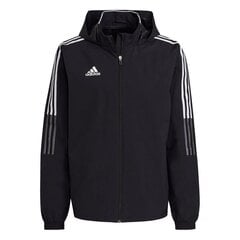Sporta džemperis vīriešiem Adidas Tiro 21 Allweather M GH4466, melns cena un informācija | Sporta apģērbs vīriešiem | 220.lv
