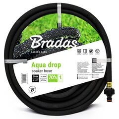 Микропористый шланг AQUA-DROP ½" 20м цена и информация | Оборудование для полива | 220.lv